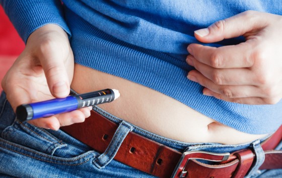 Type 2-diabetes kan behandles med injektion af for eksempel insulin Type 2-diabetes injektionsbehandling